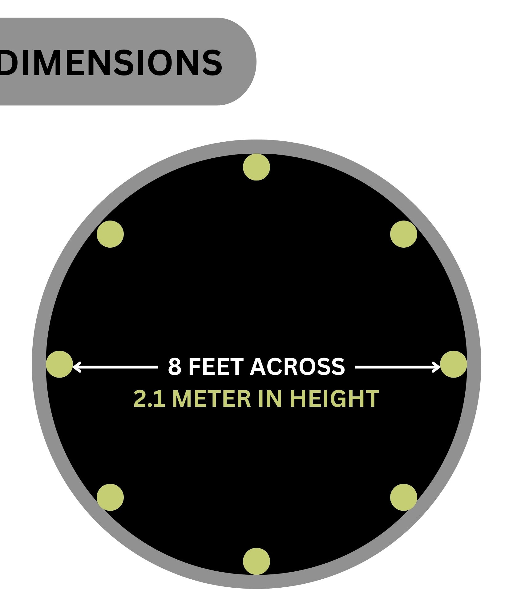 ترامبولين بلام 8 أقدام سبرينغسيف جامبر مع سياج وشبكة أمان ووسادة إسفنجية للحماية، لعبة ترفيهية خارجية مستقرة مع حماية من الأشعة فوق البنفسجية والصدأ والطقس، مناسبة للأطفال من سن 6 سنوات فما فوق
