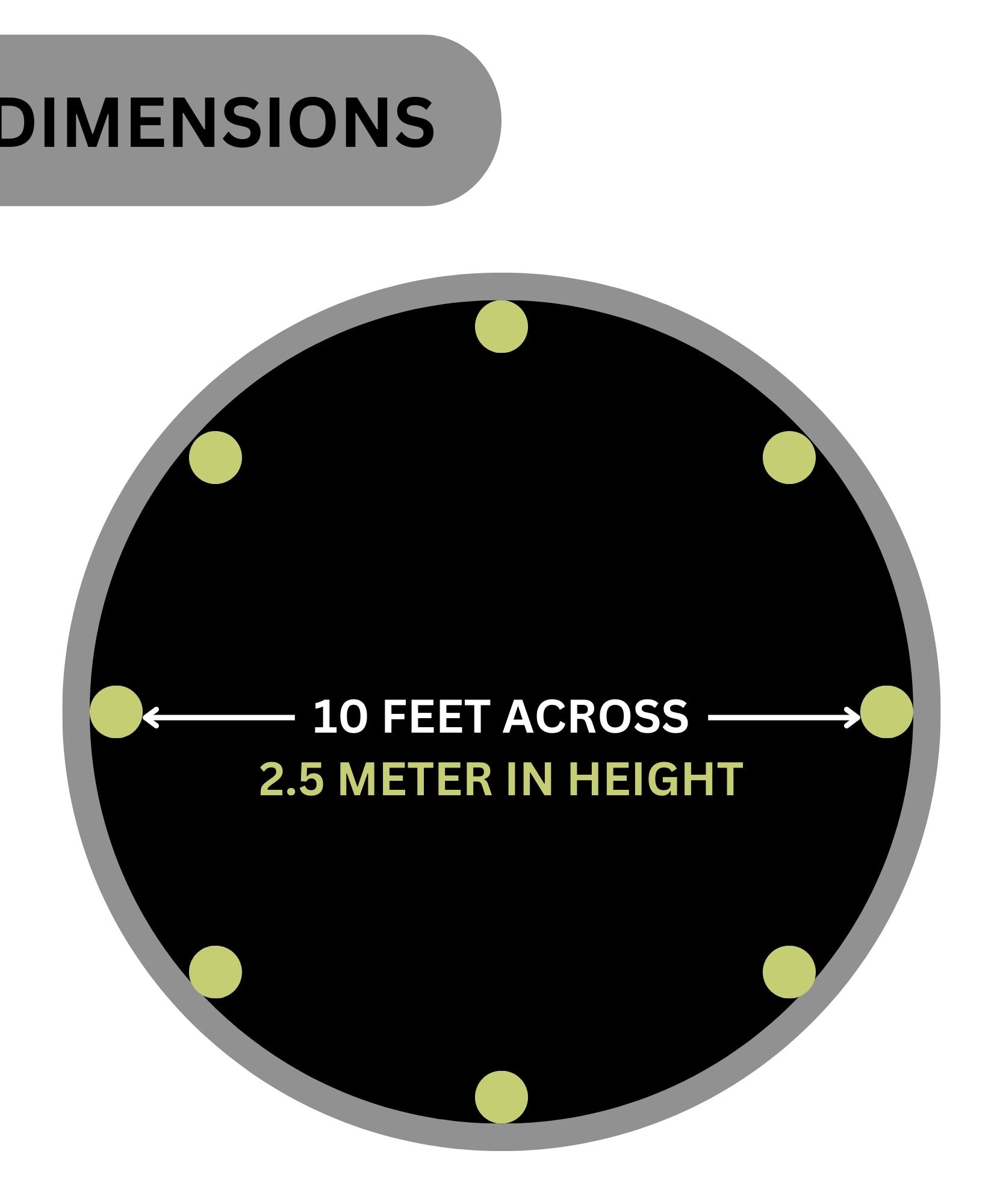 ترامبولين بلام سبرينغ سيف جامبر بطول 10 أقدام مع سياج وشبكة أمان ووسادة إسفنجية للحماية، لعبة ترفيهية خارجية مستقرة مع حماية من الأشعة فوق البنفسجية والصدأ والطقس، مناسبة للأطفال من سن 6 سنوات فما فوق