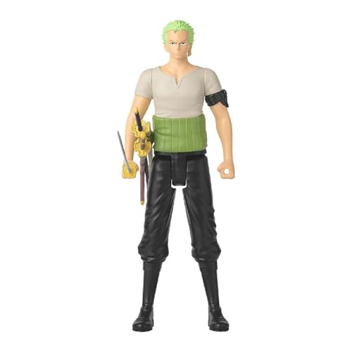 Bandai - Anime Heroes - One Piece - Mega Roronoa Zoro, 17cm Action Figure, Highly Details Articulated Figurine, Collectible, 4 Years+