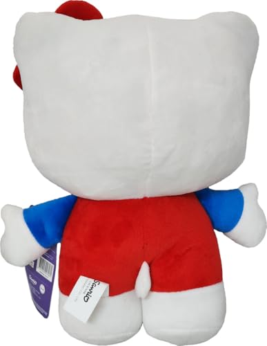 Hello Kitty Plush Classic 30cm, Plush Toys, Soft Doll, Cute Cuddly Plushie, Decoration Ornaments, Stuffed Animal Plush Cartoon, Children's Toy Birthday Gifts, Home Decoration