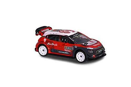 Majorette WRC Diecast Racing Car, Freewheel Action, Rubber Tyres, Assorted Model, Kids 3+