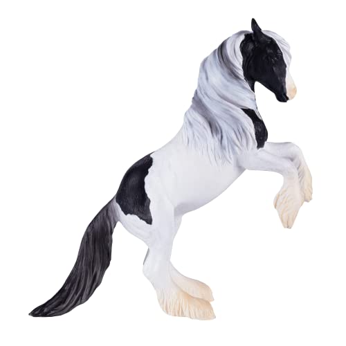 MOJO Irish Cob Stallion Figurine, Hand-Painted Farm & Horses Model, Realistic Collectible Toy, Educational Diorama Figure, Ages 3+