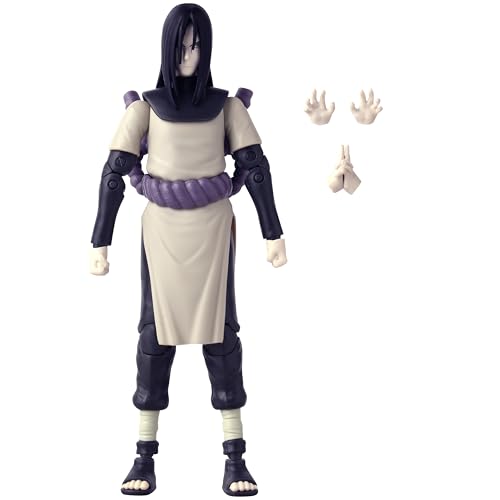 BANDAI - Anime Heroes - Naruto Shippuden - Figure Orochimaru - Official Licensed Naruto Shippuden - Articulated Orochimaru Figure 17 cm - Manga Action Figure - Toy for Children from 4 Years - 36968