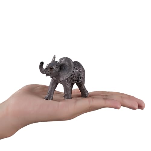 Mojo Fun 387002 African Elephant Calf - Realistic International Wildlife Toy Replica