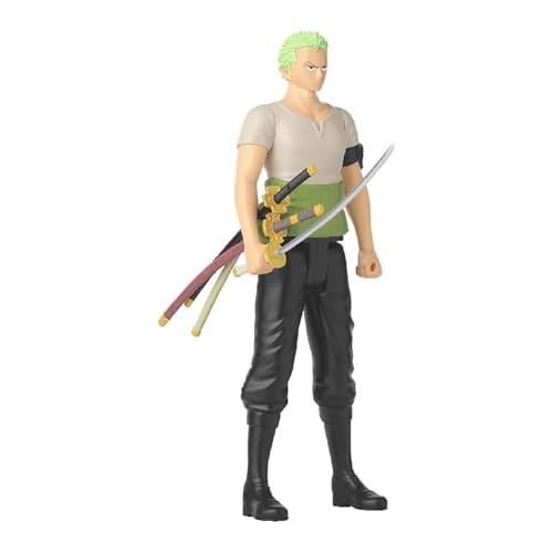 Bandai - Anime Heroes - One Piece - Mega Roronoa Zoro, 17cm Action Figure, Highly Details Articulated Figurine, Collectible, 4 Years+