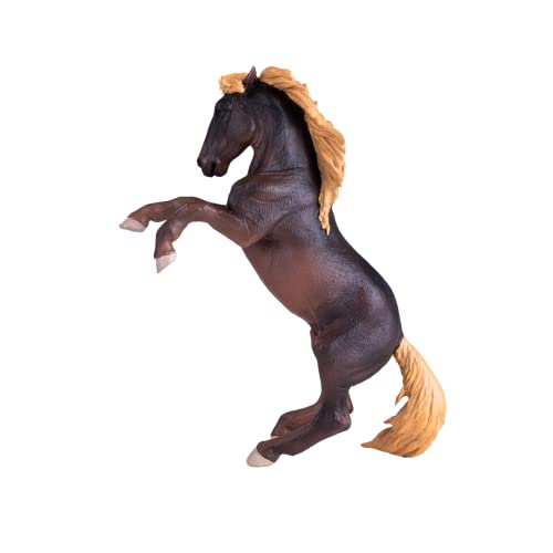 MOJO Brumby Stallion Figurine, Hand-Painted Farm & Horses Model, Realistic Collectible Toy, Educational Diorama Figure, Ages 3+