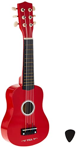 Viga Wooden Guitar 21" Red, 50691