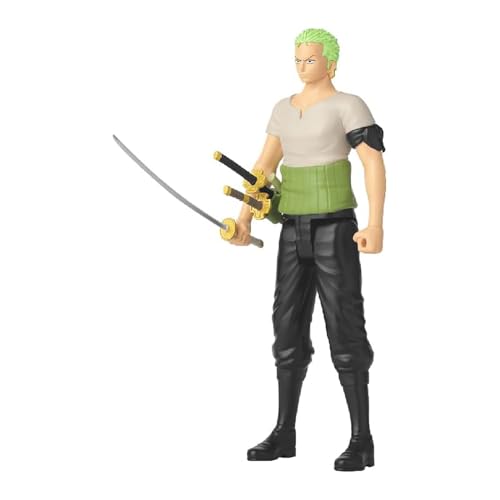 Bandai - Anime Heroes - One Piece - Mega Roronoa Zoro, 17cm Action Figure, Highly Details Articulated Figurine, Collectible, 4 Years+