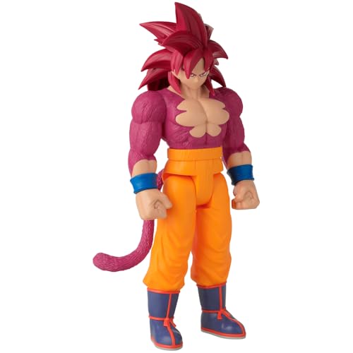 BANDAI Dragon Ball Daima Limit Breaker SS4 Figure Goku Daima, 30 cm, TV Series Dragon Ball Daima (2024), Movable and Multicoloured (40903)