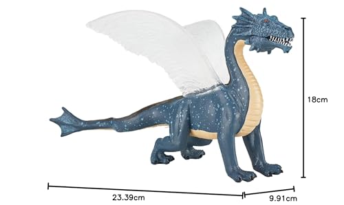 MOJO Sea Dragon Figurine, Hand-Painted Realistic Fantasy Creature, Collectible Educational Toy, School Diorama Model, Ages 3+
