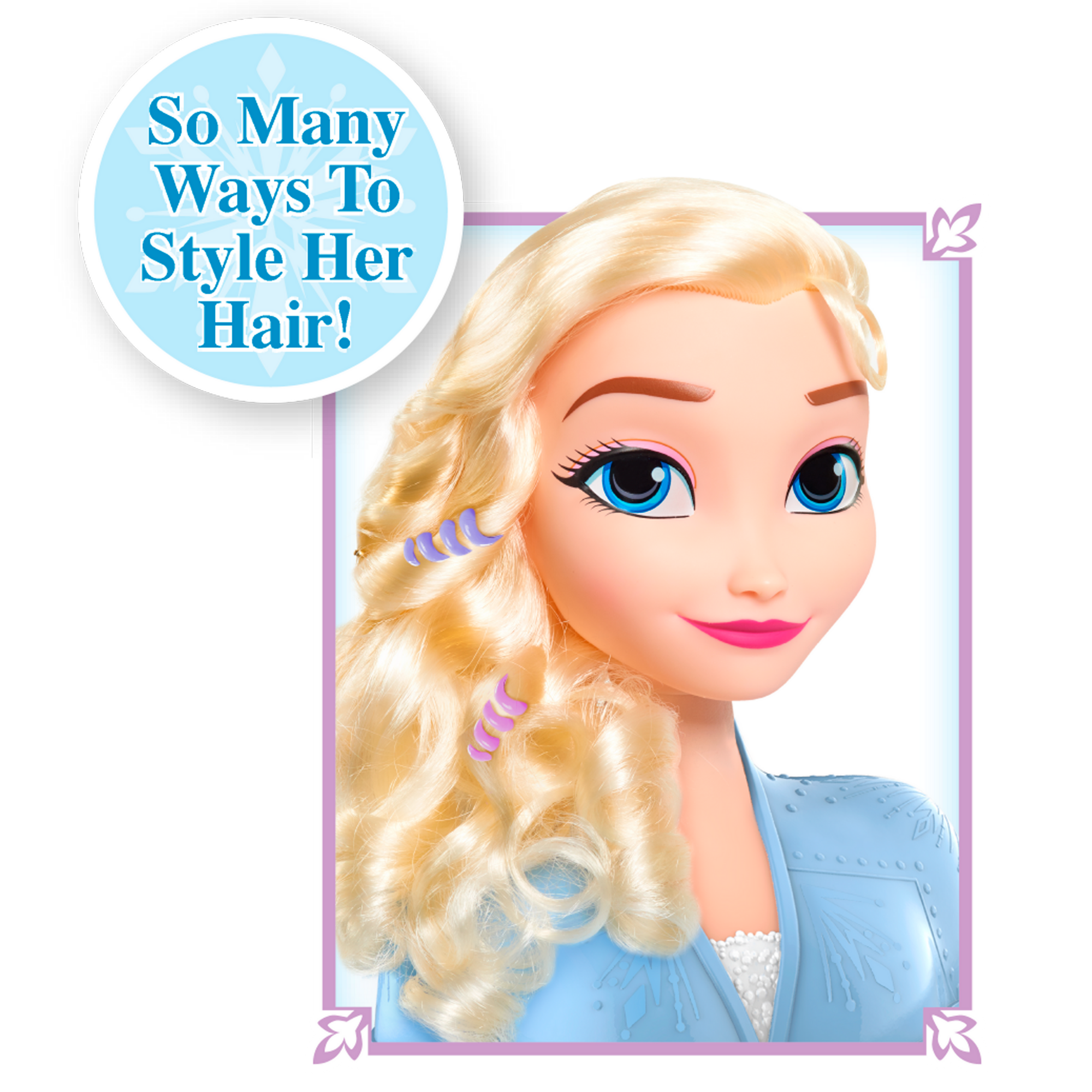 مجموعة لعب تظاهرية بشعر أشقر من ديزني برنسيس، مكونة من 14 قطعة مع ملحقات، تتميز بشخصية إلسا، بطول 8 بوصات، لعبة لعب أدوار مرخصة رسميًا للأطفال من سن 3 سنوات فما فوق من جاست بلاي