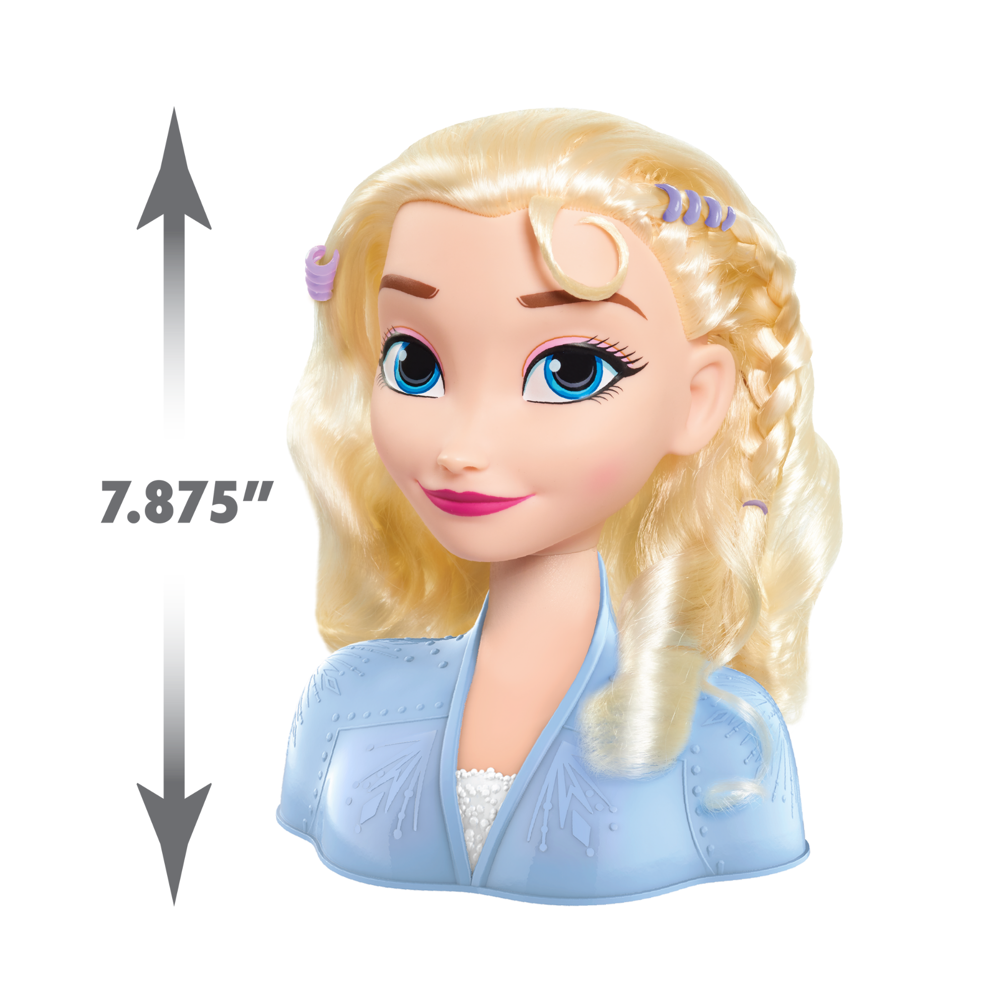 مجموعة لعب تظاهرية بشعر أشقر من ديزني برنسيس، مكونة من 14 قطعة مع ملحقات، تتميز بشخصية إلسا، بطول 8 بوصات، لعبة لعب أدوار مرخصة رسميًا للأطفال من سن 3 سنوات فما فوق من جاست بلاي