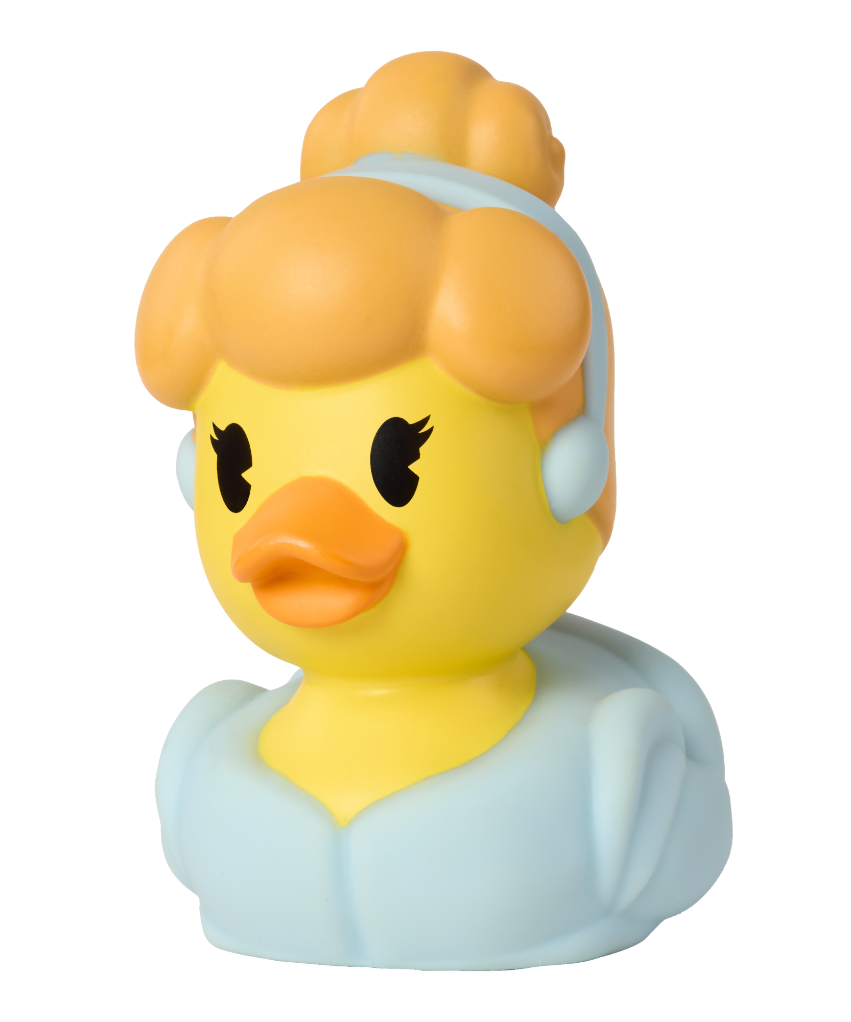 لعبة البطة المطاطية العائمة سندريلا من ديزني دكالوز مقاس 3 بوصات، تمثال بطة قابل للتجميع، لعبة حمام مرخصة رسميًا مناسبة للأولاد والبنات من عمر سنتين فما فوق