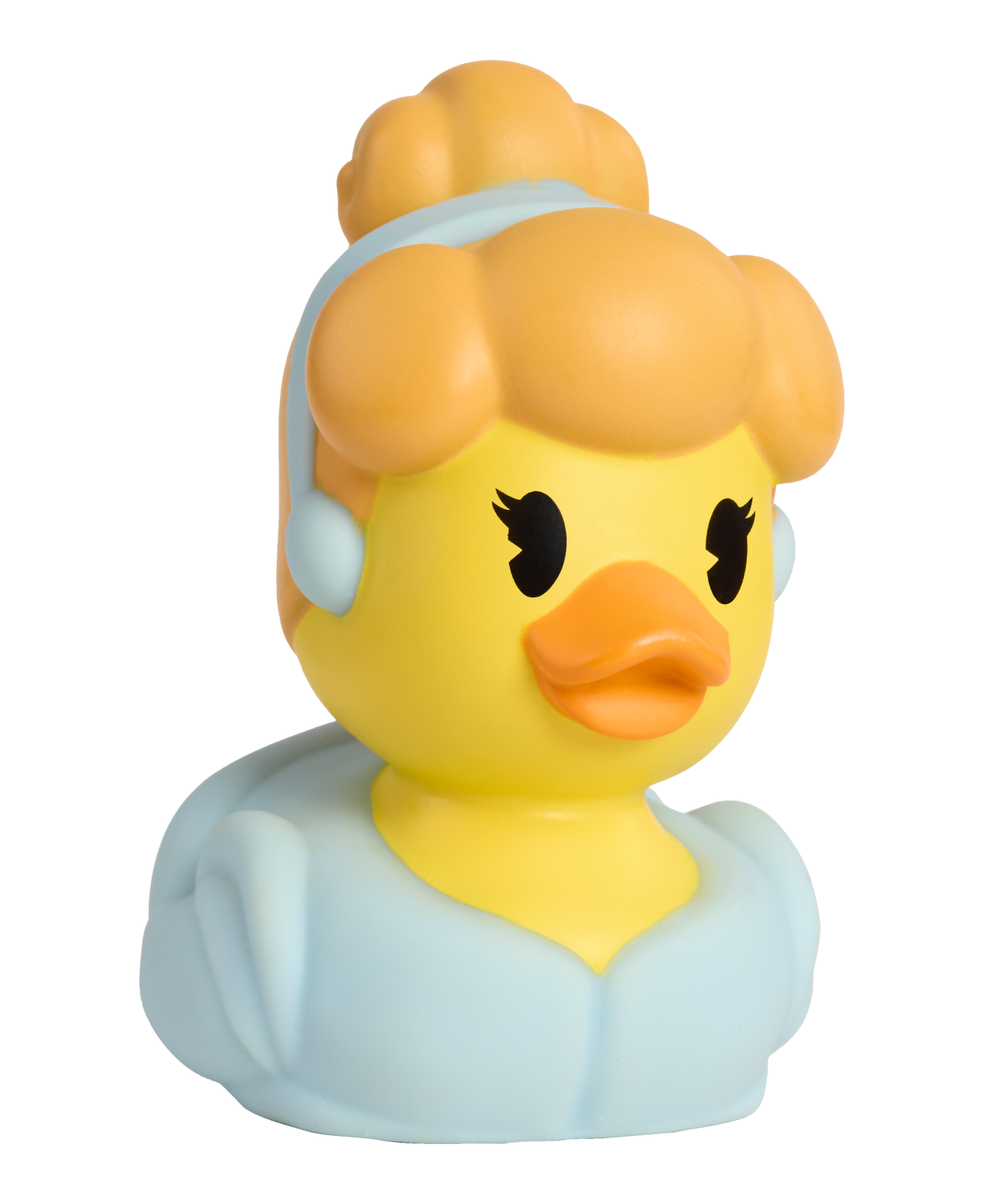 لعبة البطة المطاطية العائمة سندريلا من ديزني دكالوز مقاس 3 بوصات، تمثال بطة قابل للتجميع، لعبة حمام مرخصة رسميًا مناسبة للأولاد والبنات من عمر سنتين فما فوق