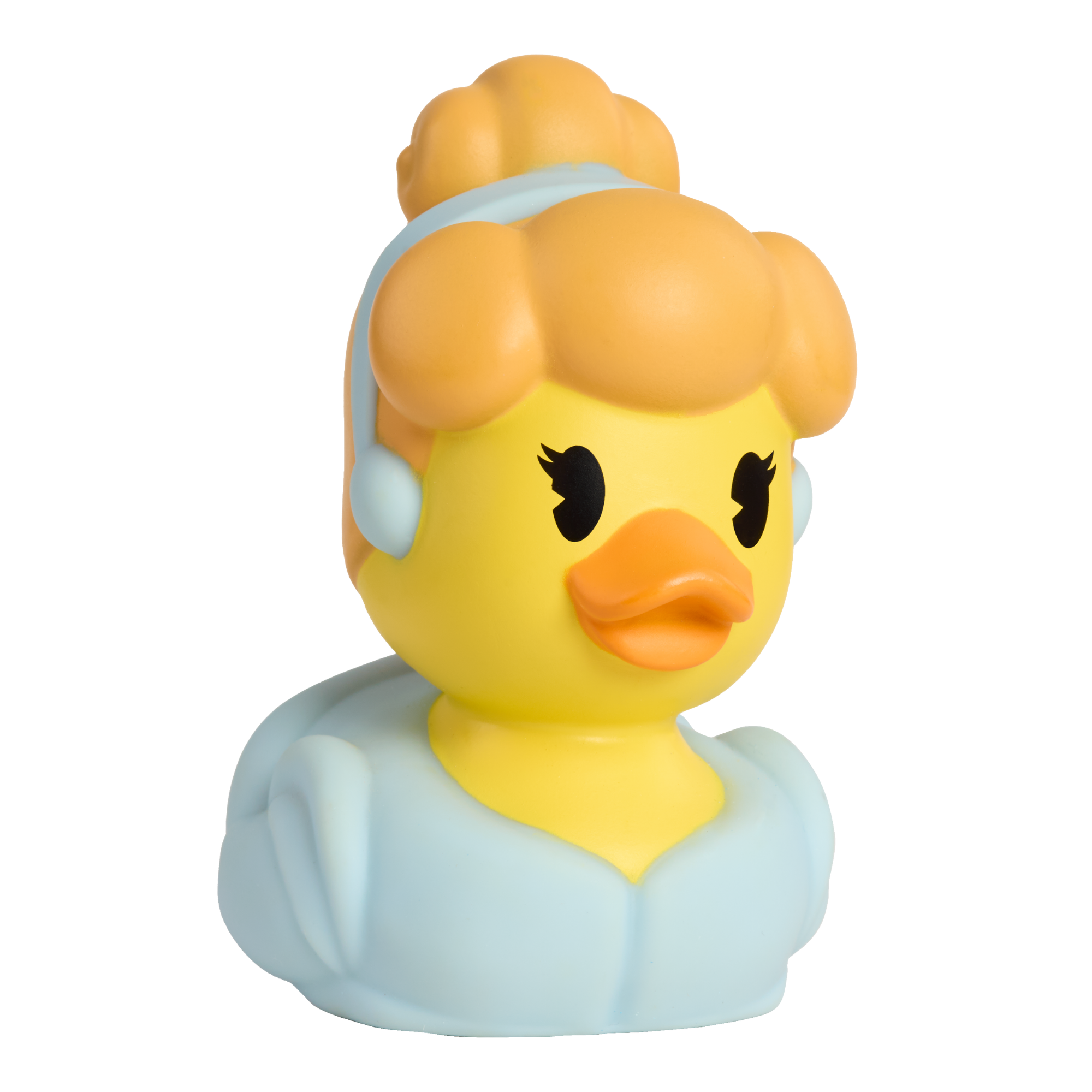 لعبة البطة المطاطية العائمة سندريلا من ديزني دكالوز مقاس 3 بوصات، تمثال بطة قابل للتجميع، لعبة حمام مرخصة رسميًا مناسبة للأولاد والبنات من عمر سنتين فما فوق