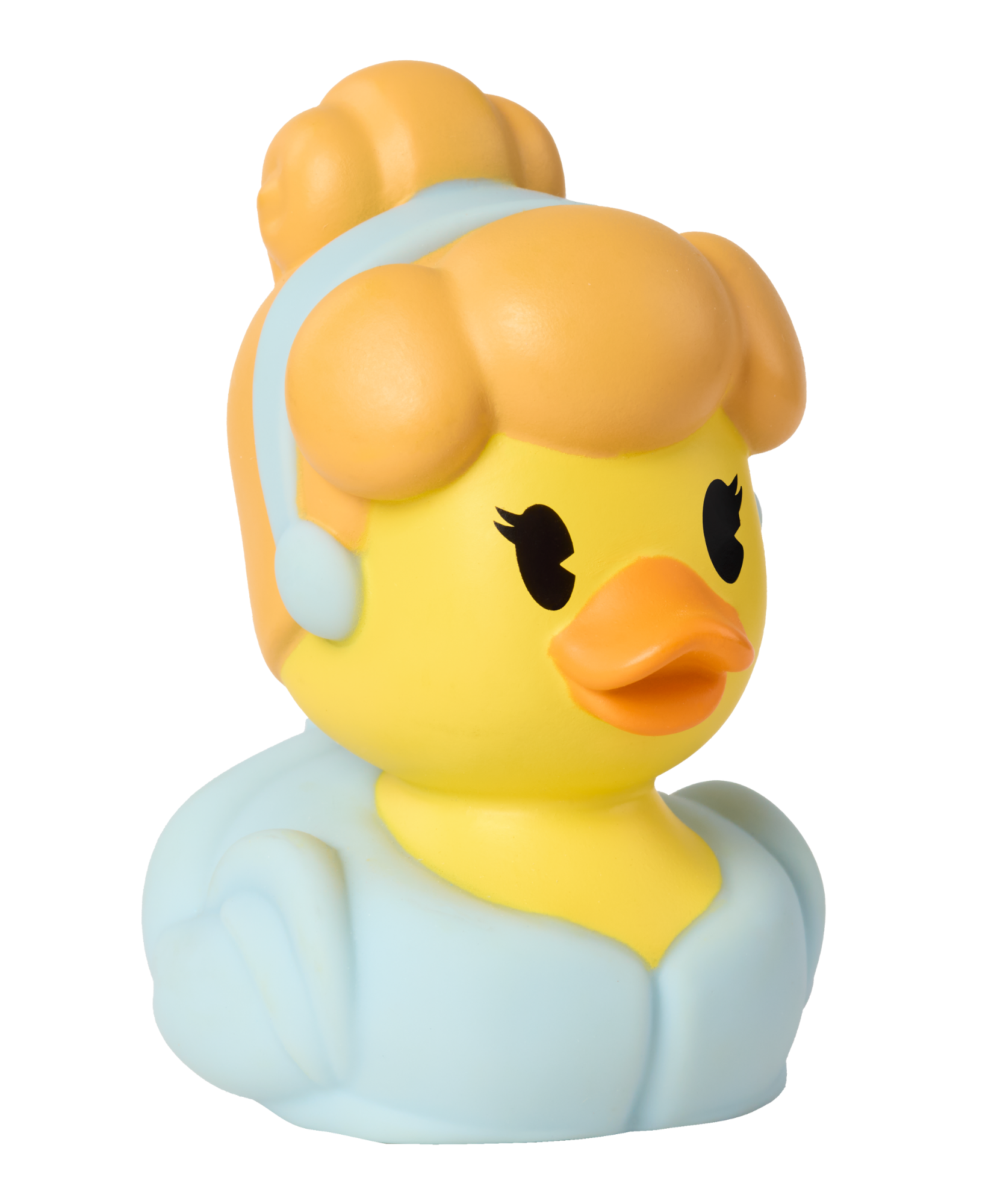 لعبة البطة المطاطية العائمة سندريلا من ديزني دكالوز مقاس 3 بوصات، تمثال بطة قابل للتجميع، لعبة حمام مرخصة رسميًا مناسبة للأولاد والبنات من عمر سنتين فما فوق