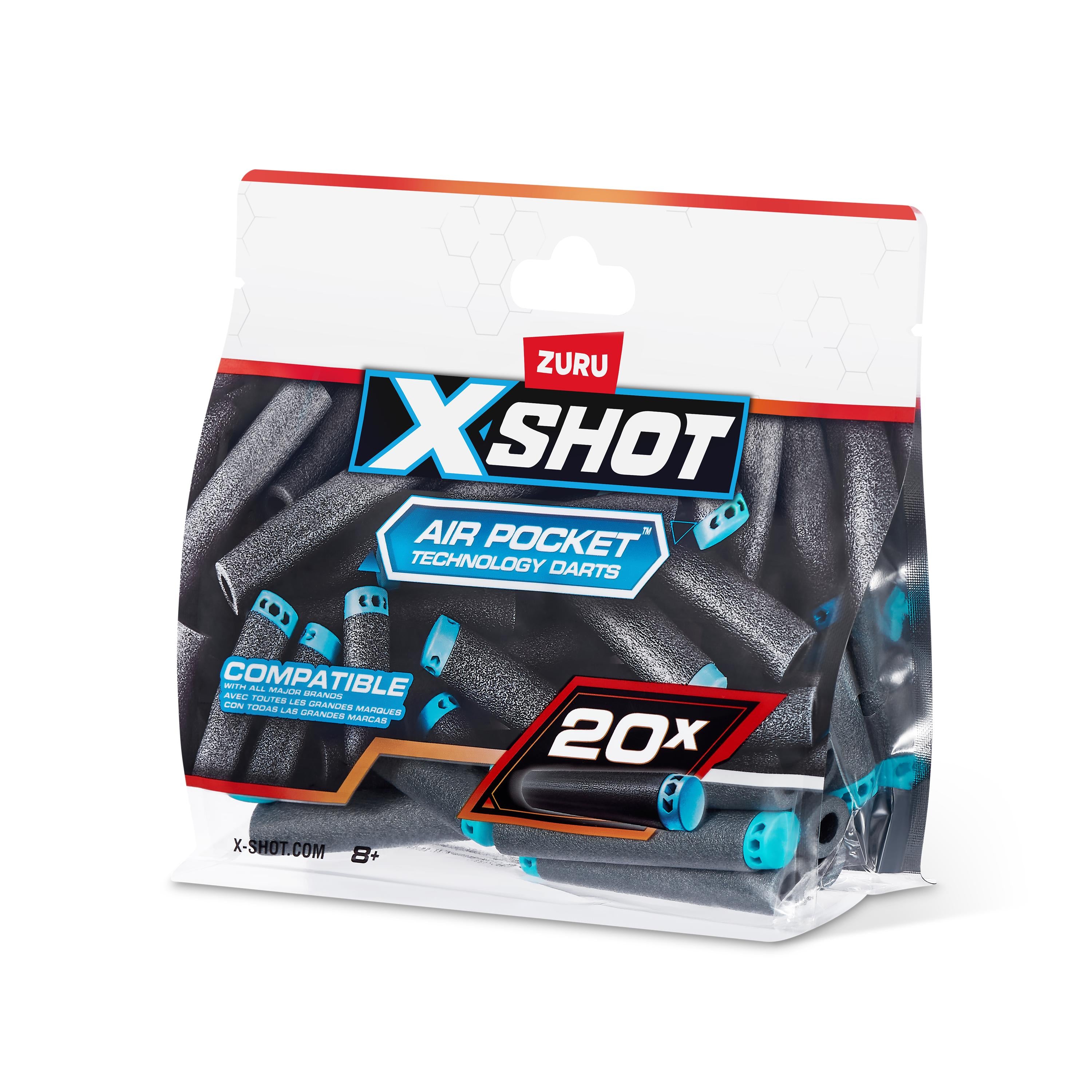 X Shot Excel Refill Darts 20 pcs, Foam Dart Pack for Boys, Age 8+