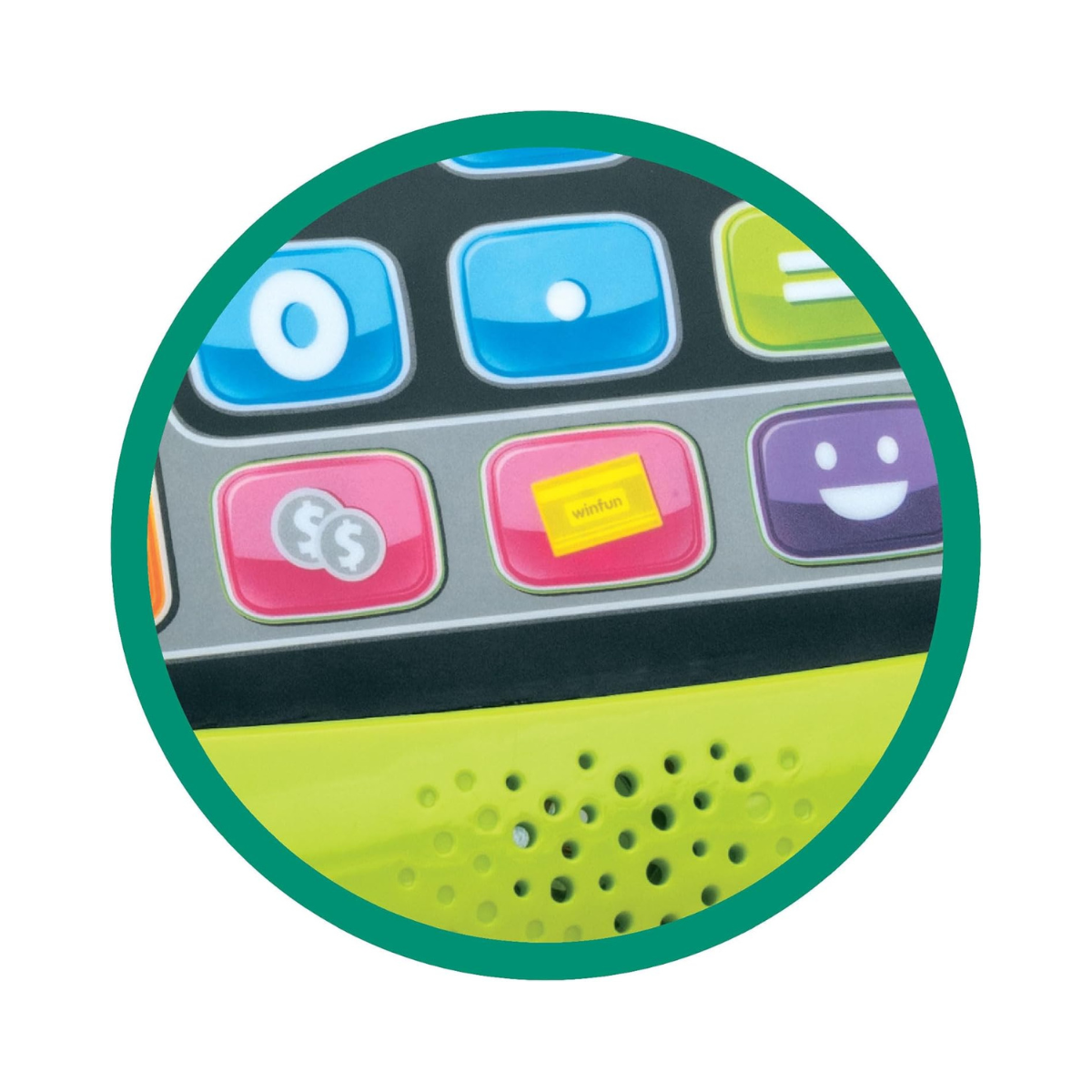 Winfun Smart Calculator Cash Register Set Pretend Play Toy for Early Math Learning 3+ Months