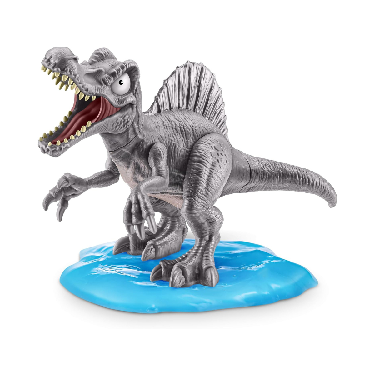 Smashers Dinos vs Aliens Rocket with 20+ Surprises Dinosaur and Alien Build Set for Kids, Slime Dirt Excavation, Smash and Build Action Figure Toy, Spinosaurus Theme, Ages 3+