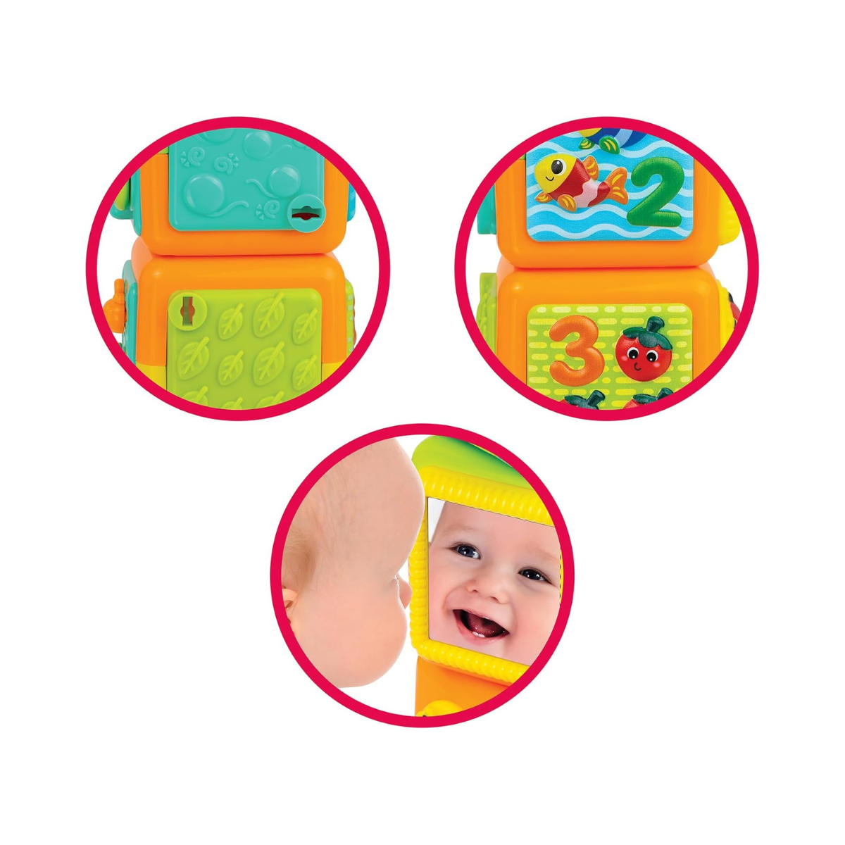 Winfun Stack and Play Animal Cubes Toddler Educational Toy 3+ Years