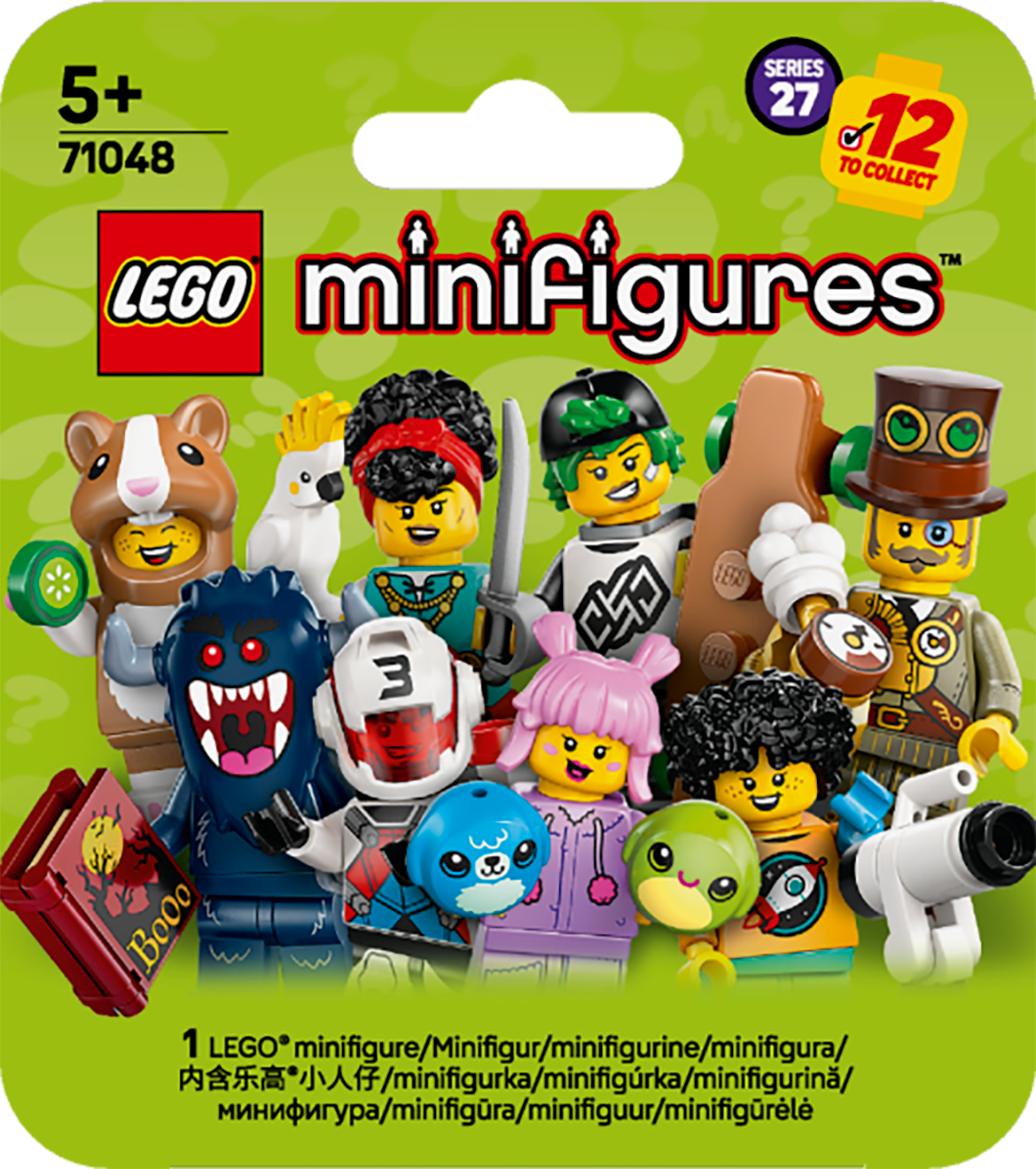 LEGO Minifigures Series 27 71048 Surprise Minifigure Collectible, Building Toy for Kids 5+ Boys Mystery Figure Series 27