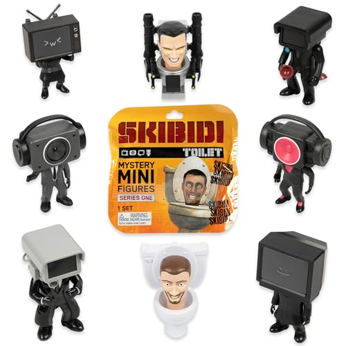 Skibidi Toilet Mystery Figures - Collectible Figures, Officially Licensed Skibidi Toilet Merch, 1 Figure