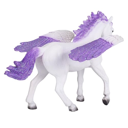 MOJO Pegasus Lilac Figurine, Hand-Painted Fantasy Creature, Realistic Collectible Toy Model, Fantasy Collection, Lilac Color, Ages 3+