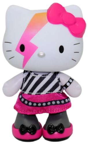 Hello Kitty Doll Rocker 4-Inch, Hello Kitty - Collectable Figure - Gift Idea - Official Merchandise - Toys for Kids & Adults - Cartoons Fans - Model Figure for Collectors and Display