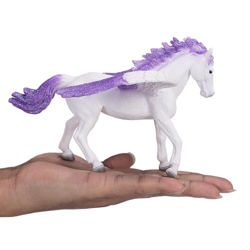 MOJO Pegasus Lilac Figurine, Hand-Painted Fantasy Creature, Realistic Collectible Toy Model, Fantasy Collection, Lilac Color, Ages 3+