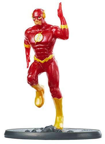 Roulette Dc JUSTICE LEAGUE Super Hero Molded Mini Action Figures, 3-In Scale Collectibles For Play And Display, Gift For 4 To 7 Year Olds Ggj13, multicolour