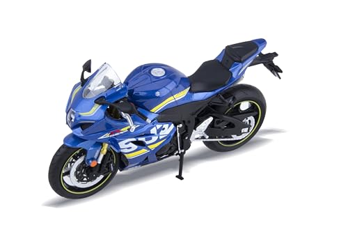 D-Power SUZUKI GSX-R1000 Die-Cast Model Motorcycle – 1:12 Scale, Blue, Limited Edition, Ages 3+
