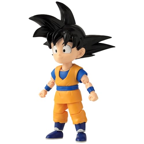 Bandai - Dragon Ball Stars Daima - Goku Mini 5-Inches, Young Warrior Goku, 17cm Action Figure, Highly Details Articulated Figurine, Collectible, 4 Years+