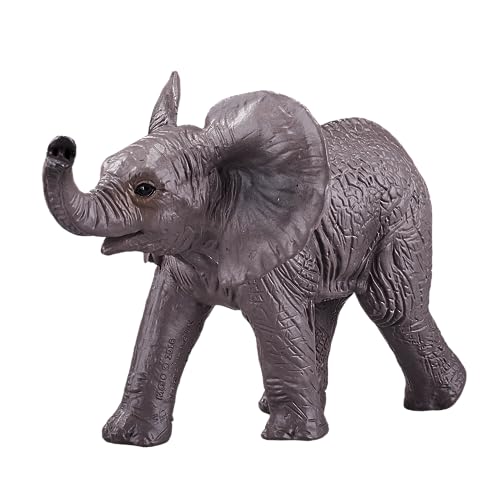 Mojo Fun 387002 African Elephant Calf - Realistic International Wildlife Toy Replica
