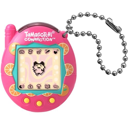Tamagotchi Connection Citrus|Tamagotchi Original Cyber Pet 90s Adults and Kids Toy with Chain | Retro Virtual Pets are Great Boys and Girls Toys or Gifts for Ages 6+