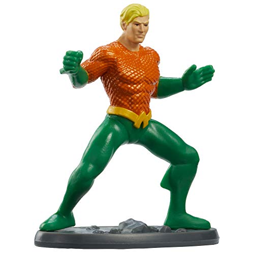 Roulette Dc JUSTICE LEAGUE Super Hero Molded Mini Action Figures, 3-In Scale Collectibles For Play And Display, Gift For 4 To 7 Year Olds Ggj13, multicolour