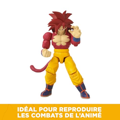 Bandai - Dragon Ball Stars Daima Series - Super saiyan 4 - Goku Daima Version, 17cm Action Figure, Highly Details Articulated Figurine, Collectible, 4 Years+