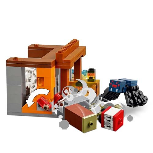 LEGO Minecraft The Armadillo Mine Expedition Set - Building Toy for 8+ Year Old Girls & Boys, with Cave Spider and Wolf Figures for Pretend Play - Birthday Gift Idea 21269