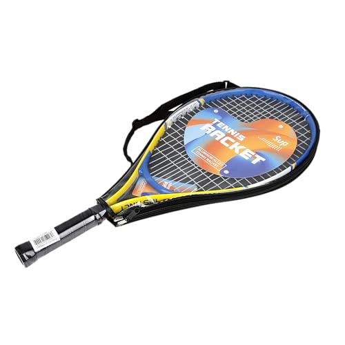 Supreme Sports Senior Tennis Racket, 23-Inch Size, Yellow/Blue