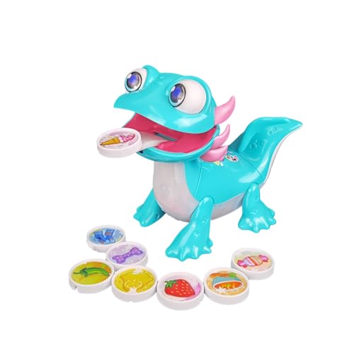 VTech Tasty Treats Axolotl Interactive Feeding Toy with Pretend Snacks Educational Songs and Light Up Reactions for Toddlers Ages 1 to 4