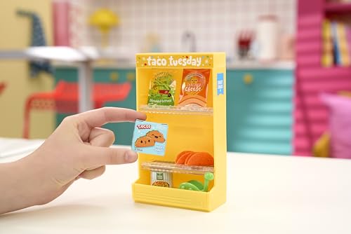 MGA’s Miniverse Make It Mini Spaces Furniture Pack, Buildable Mini Furniture with Exclusive Ingredients & Collector’s Guide, 10 Unique Display Styles Including Rare Light-Up Sunny Marquee- 547426