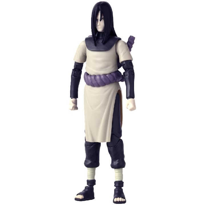 BANDAI - Anime Heroes - Naruto Shippuden - Figure Orochimaru - Official Licensed Naruto Shippuden - Articulated Orochimaru Figure 17 cm - Manga Action Figure - Toy for Children from 4 Years - 36968