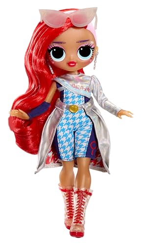 LOL Surprise OMG Eye Spy Fashion Doll for Kids, Interactive Unboxing with Clues, Color Change Feature, Charm Key Necklace, Collectible Accessories, Spy, Fairy, Superhero & Rockstar Styles