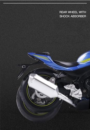 D-Power SUZUKI GSX-R1000 Die-Cast Model Motorcycle – 1:12 Scale, Blue, Limited Edition, Ages 3+