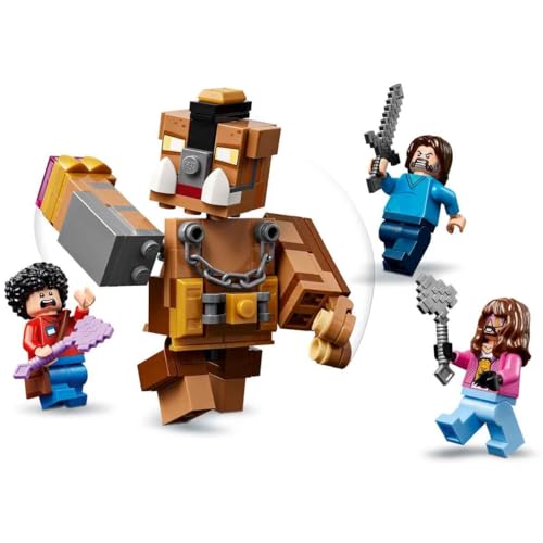 LEGO Minecraft Woodland Mansion Fighting Ring - Interactive Building Toy - incl. a Baby Zombie, Steve, Garret & Henry Minifigures - Movie Set for 10+ Year Old Boys, Girls & Gaming Fans - 21272