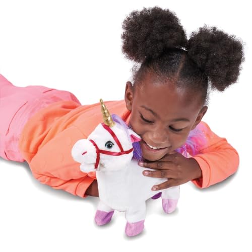 Addo Pitter Patter Pets Walk Along Unicorns, Unicorn Cuddle Pet, Magical Adventure