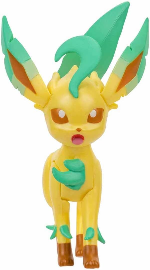 Jazwares PK Fig Leaféon Combate, Blister Pack #