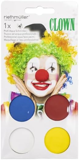 amscan Aqua Make Up Clown Set