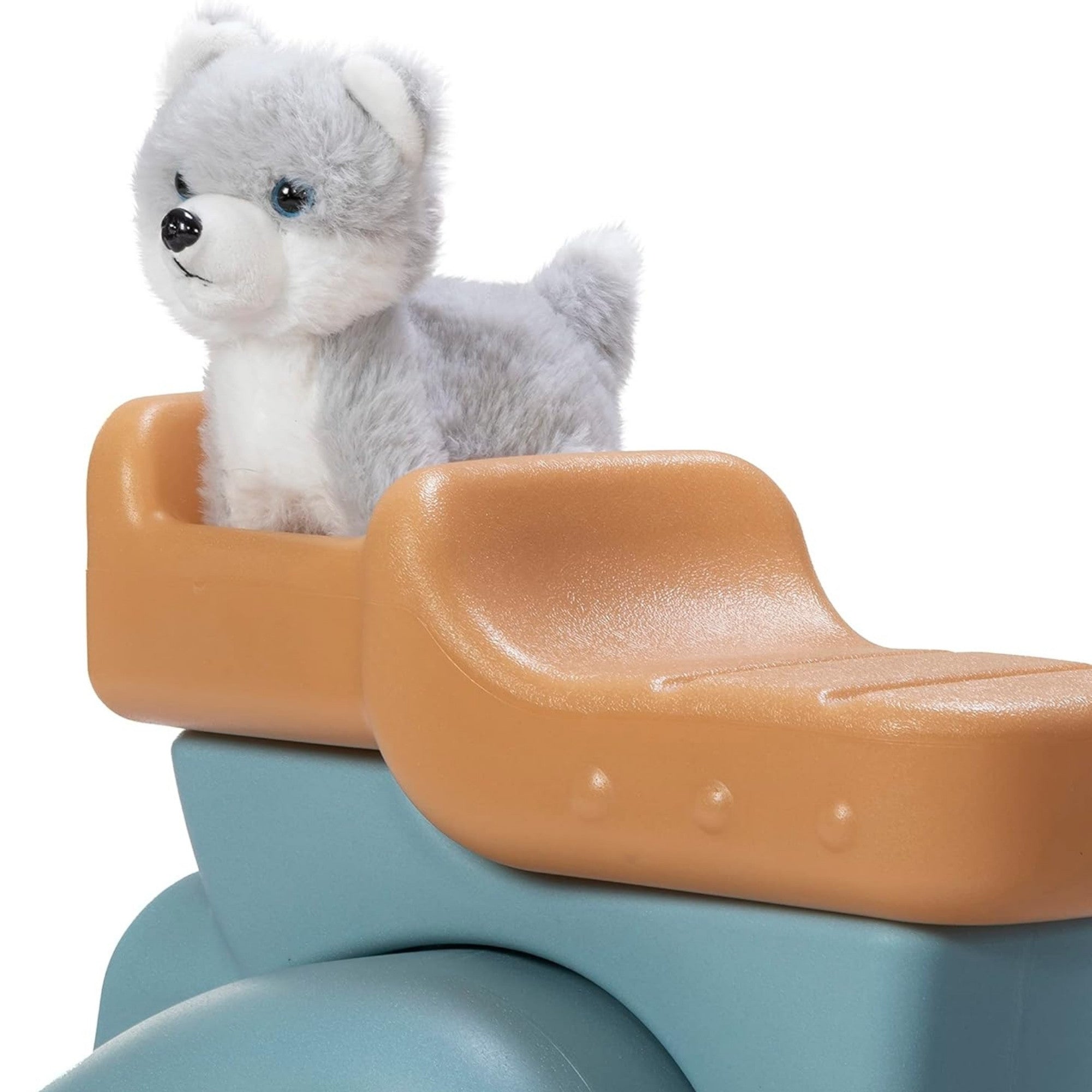 Step2 Kids Ride Along Scooter, Single Seater Easy to Store Ride On Toy with Rear Storage Slot, Suitable for Children both Boys and Girls Aged 18m and Above, Blue