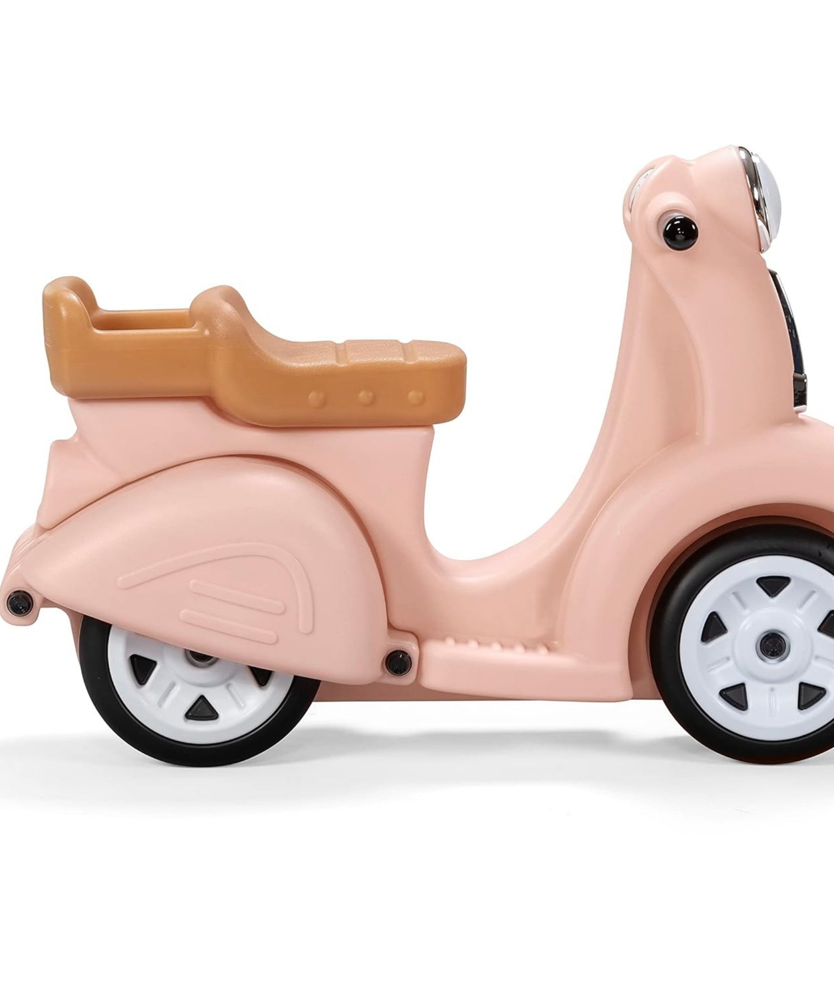 سكوتر ستيب 2 للأطفال، مقعد واحد، سهل التخزين، لعبة ركوب مع فتحة تخزين خلفية، مناسب للأطفال من الأولاد والبنات من سن 18 شهرًا فما فوق، لون وردي