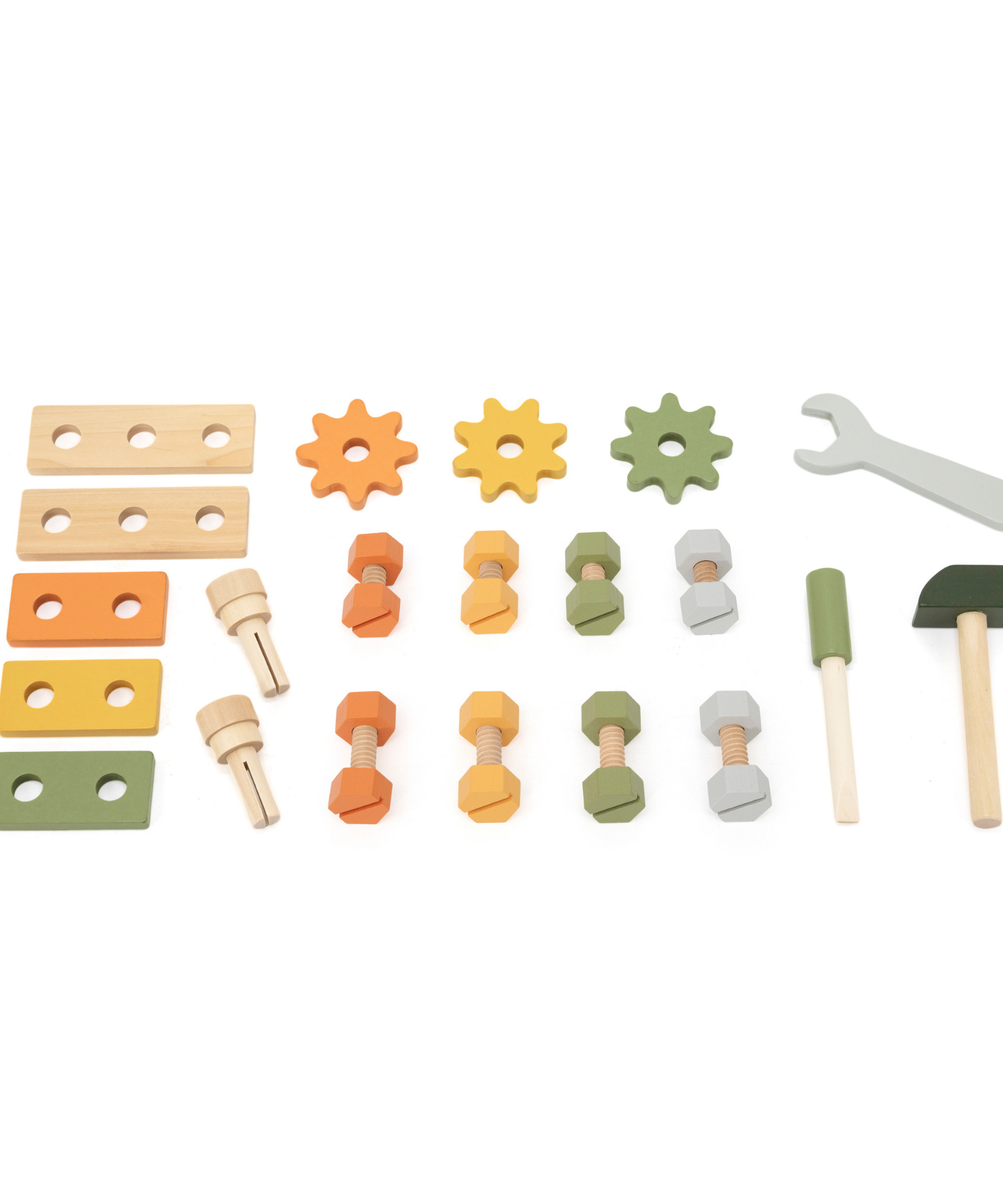 مجموعة أدوات ومنضدة عمل خشبية 2 في 1 من PolarB للأطفال، مجموعة ألعاب بناء DIY مكونة من 30 قطعة مع سلة تخزين، تعزز الخيال والمهارات الحركية الدقيقة والتعلم في مجالات العلوم والتكنولوجيا والهندسة والرياضيات، للأعمار من 3 سنوات فما فوق